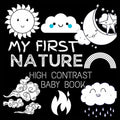 My First High Contrast Baby Book - Nature: My First Nature For Newborn, Baby, Infants Cute Baby Book Baby Books for Baby Shower Gift Gift in Books for - Paperback